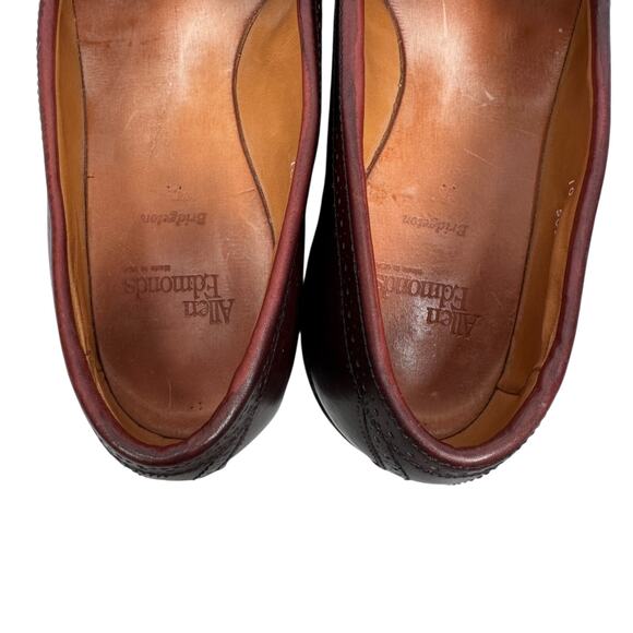 Allen Edmonds Bridgeton Kiltie Tassel Loafers Men’s 10 D Reddish Brown Cordovan - Picture 6 of 9
